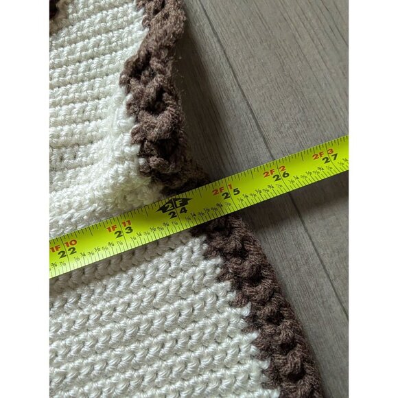 Handmade Crochet Woodland Animal Crochet Squares Set Of 3 Moose Deer Bear Design - Picture 12 of 12